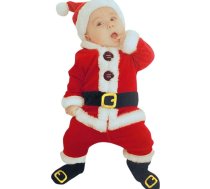 Bērnu Santa Ziemassvētku Ziemassvētku bērnu izbraucienu komplekts Podi + bikses + cepure + zeķes Kostīms 4 gabalu zēnu apģērbs un komplekts pidžamas zēni 9 gadu zēns 98