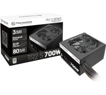 Thermaltake TR2 S 700W | PC-ATX barošanas bloks | 80-Plus | Klusais 120 ventilators | ES sertifikāts | Melns