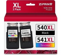 ZIPRINT 540 541 XL printeru kasetnes saderīgas ar Canon printeru kasetnēm 540 541 PG-540 XL CL-541 priekš Canon Pixma TS5150 MG3650 MG3650s MG4250 MG3150 MG3250 MX475 TS5151