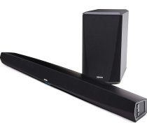 Denon DHT-S516H 2.1 TV Soundbar ar bezvadu zemfrekvences skaļruni, HEOS, Wi-Fi, Bluetooth, AirPlay 2, HDMI ARC, 4K Ultra HD, Dolby Digital, Dolby Digital Plus, DTS, Amazon Alexa saderība