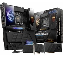 MSI MEG Z890 GODLIKE, E-ATX - Atbalsta Intel Core Ultra procesorus (2. sērija), LGA 1851 - Dynamic Dashboard III, EZ Slide M.2, DDR5 (9200+ MT/s OC), M.2 & PCIe 5.0, Thunderbolt 5, Wi-Fi 7, 10G LAN