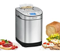 ROMMELSBACHER maizes cepšanas ierīce BA 550 - 13 programmas, automātiskais sastāvdaļu nodalījums, 2 maizes izmēri (700 g/900 g), regulējams apbrūnēšanas līmenis 3 līmeņos, arī bezglutēna maizei, nerūsējošais tērauds / melns