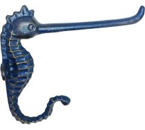 Čuguna tualetes papīra turētājs Seahorse Design Heavy Duty DIY Vintage Vintage Rustic Iron Roll Tissue Wall Mount papīra turētājs Dvieļu turētājs ar aparatūru Metāla apģērbu piekaramais stienis