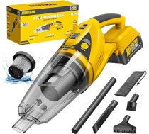 Alloyman 20V MAX 4.0Ah rokas putekļsūcējs, 13000PA bezvadu putekļsūcējs ar nomaināmu akumulatoru, bezvadu putekļsūcējs automašīnas, mājas, biroja un mājdzīvnieku matu tīrīšanai