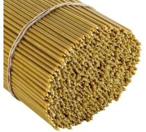 Danilovo rituālās sveces 100% bišu vasks (dzeltenā krāsā) - pareizticīgo sveces lūgšanu galda rotāšanai kāzu svinībām - netoksiskas, nesatur kvēpus - bez pilieniem, ilgtspējīgi produkti, N120, augstums: 16 cm, diametrs: 5,4 mm (iepakojums