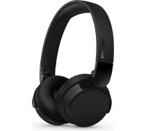 Philips TAH4209BK Leikter ohraufliegender kabelloser Bluetooth-Kopfhörer mit passiver Geräuschisolierung - 55 Stunden Spielzeit, deutliche Anrufe, dynamischer Bass, 2 Stunden USB-C-Laden - Schwarz