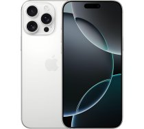 Apple iPhone 16 Pro Max 512 GB: 5G tālrunis ar kameras vadību, 4K 120 Dolby Vision un lielu lēcienu akumulatora darbības laikā.Darbojas ar AirPods, titāna balts