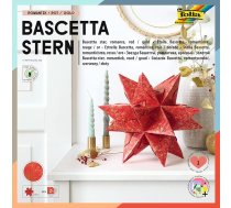 Folia Bascetta Zvaigzne, Elegance Craft - Wildlife Black - 32 lapas - 9,5 x 9,5 cm - Papīra zvaigznes izmērs gatavā veidā aptuveni 15 cm - Detalizēta instrukcija (var nebūt angļu valodā) - 211/1010, 408/2020