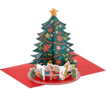 Hallmark Papīra brīnums Ziemassvētku kartītes Ziemassvētku eglīte (8 kartītes un aploksnes)