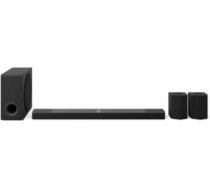 LG S95TR Smart Soundbar 810W 9.1.5 kanālu telpisko skaņu Dolby Atmos un DTS Plaša savienojamība Bluetooth USB optiskais ievade Melns