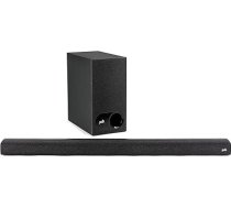 Polk Audio Signa S3 TV Soundbar ar zemfrekvences skaļruni, HDMI ARC, Bluetooth, Google Chromecast, TV skaņu josla ar 5.1 Dolby Digital dekodēšanu, AUX, optiskais ieeja, melna