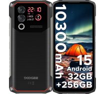 DOOGEE Blade 10 Max Android 15 Outdoor Handy Ohne Vertrag, 32(8+24) GB+256GB/2TB TF, 10300mAh Outdoor viedtālrunis,1.54" Heckdisplay 6.56" + 90Hz,50MP+8MP Baustellenhandy,Fingerabdruck/Face ID/NFC/OTG