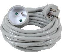 Debflex 335255 Pagarināšanas kabelis ar plastmasas apvalku HO5VV-F 3G1.5, abrazīvs, 5 m, pelēks