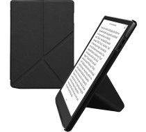 kwmobile Korpuss saderīgs ar Pocketbook InkPad 4 / Color 3 / Color 2 / Vivlio InkPad 4 / InkPad Color 3 Korpuss - mākslīgās ādas futrālis - aizsargvāciņš e-grāmatu lasītājiem - melns vāciņš