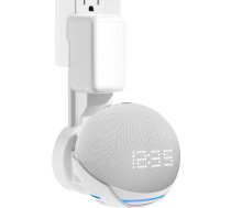 SaderД«gs ar Amazon Echo Pop turД“tДЃju, Echo Pop statД«vs, Echo Pop sienas stiprinДЃjums ar integrД“tu kabeДјu vadД«bu, nav nepiecieЕЎamas skrЕ«ves, skaДјruЕ†u piederumu statД«vs (balts, WL-802), 1 gab.
