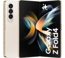 Samsung Galaxy Z Fold4 5G mobilais tālrunis bez SIM kartes Android saliekamais viedtālrunis 512 GB, bēšs.