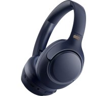 QCY H3 ANC Bluetooth austiņas pāri ausīm, hibrīda aktīvās trokšņu slāpēšanas austiņas, augstas izšķirtspējas skaņa, 60H akumulators, Bluetooth 5.4, EQ lietotnē, daudzpunktu savienojums (zila)