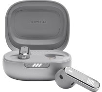 JBL Live Flex - In-Ear Bluetooth austiņas ar 40 stundu akumulatora darbības laiku - trokšņu slāpēšana un ūdensizturība - sudraba krāsā