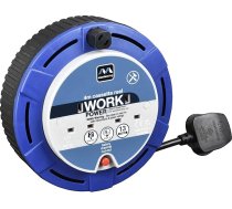 Masterplug SCT0413/2BL-MP SKT 4M 13A zila vinila kasešu spole (2 gab.)