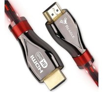 Reagle HDMI 2.1 kabelis 8K & 4K Ultra HD, spēļu, 48Gbps 8K@60Hz 4K@120Hz Saderīgs ar konsoli PS5 Xbox X Series X S, OLED TV, DTS: X, HDCP 2.2 un 2.3, dinamiskais HDR 10 4:4:4, eARC, Dolby (5 m)