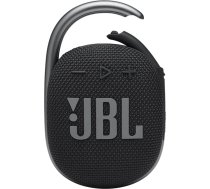 JBL Clip 4 - Skaļrunis - Pārnēsājams - Bezvadu - Bluetooth - 5 W - Melns