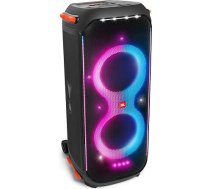 JBL PartyBox 710 melnā krāsā - pārnēsājams un pārvietojams Bluetooth skaļrunis ar gaismas efektiem - pret šļakatām izturīgs mobilais mūzikas skapis