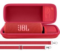 Aenllosi cietais ceДјojuma futrДЃlis tikai JBL Flip 7 / Flip 6 / Flip 5 portatД«vajam Bluetooth skaДјrunim (sarkans)