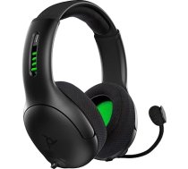 PDP Gaming LVL50 drahtlos Kopfhörer mit Mic für Xbox One, Series X|S - Saderīgs ar datoru, klēpjdatoru - Mikrofons ar trokšņu slāpēšanu, bass boost, viegls, mīksts, komfortabls mikrofons austiņām - Schwarz