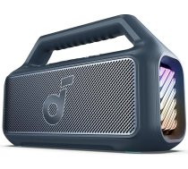 soundcore by Anker, Boom 2 āra skaļruņi, 80 W, zemfrekvences skaļrunis, BassUp 2.0, 24 stundu akumulators, IPX7 ūdensizturība un peldspēja, LED gaisma, USB-C, ekvalaizers, BT 5.3, Bluetooth mobilais skaļrunis (atjaunots)