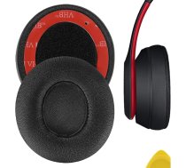 Geekria austiņu spilventiņi priekš Beats by Dr. Dre Solo3, Solo 3.0 Wireless On-Ear austiņu rezerves auss spilventiņš / auss spilventiņš / auss glāze / auss vāciņš / auss vāciņš / austiņu spilventiņu remonta detaļas (melns)