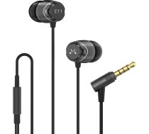 SoundMAGIC E11 augstas precizitātes austiņas ar skaņas izolāciju un trokšņu slāpēšanu, austiņas ar mikrofonu