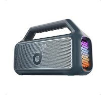 soundcore by Anker, Boom 2 āra skaļruņi, 80 W, zemfrekvences skaļrunis, BassUp 2.0, 24 stundu akumulators, IPX7 ūdensizturība un peldspēja, LED gaisma, USB-C, ekvalaizers, BT 5.3, Bluetooth mobilais skaļrunis (atjaunots)