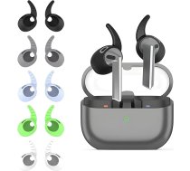 Aiivioll 5 pāri: Ausu āķi Samsung Galaxy Buds3, Samsung Galaxy Buds3, 5 krāsu saderība Silikona aksesuāri Ausu āķu pārvalki Viegli, izturīgi, izturīgi silikona austiņas