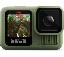GoPro HERO13 Black Forest Green (Limited Edition krāsa) - ūdensizturīga rīcības kamera ar 5,3K60 video, 27 MP fotoattēlu + HB sērijas objektīvu saderība