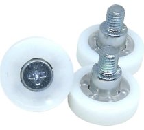 QRNHPJLJK 10 gab. 19 mm POM 19 mm biezums (DR19 C2L8W6M6) Möbelgleitrad POS Kasse Riemenscheibe (DR22-C1L8W7M6)