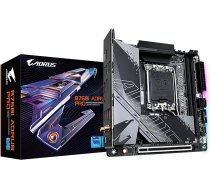 GIGABYTE B760I AORUS PRO (LGA 1700/ Intel/ B760/ Mini-ITX/ DDR5/ Dual M.2/ PCIe 4.0/ USB 3.2 Gen2X2 Type-C/WiFi 6E/ Intel 2.5GbE LAN/ Q-Flash Plus/Materplate)