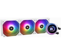 TR Frozen Notte 360 WHITE ARGB CPU dzesētājs, ūdens CPU dzesētājs, CPU dzesētāja specifikācija 360 White, Dual Fan PWM, S-FDB V2 gultņi, piemērots AMD/AM4, AM5, LGA1851