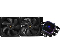 THERMALRIGHT Frozen Prism 240 Black CPU ūdens dzesētājs ar diviem PWM ventilatoriem, ūdens sūkņa ātrums 3300 RPM, S-FDB gultņi, AMD AM4/AM5, Intel LGA1150/1151/1200/1700/1851/2011 (Black)