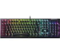 Razer BlackWidow V4 X - Mehāniskā spēļu tastatūra Chroma RGB (mehāniskie slēdži, zaļa, 6 īpaši makro taustiņi, ABS taustiņi) FR izkārtojums | Black
