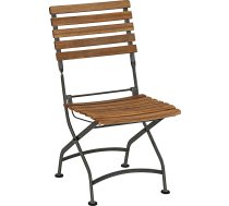 Dehner Tegernsee saliekamais krēsls Aptuveni 88 x 57 x 45 cm FSC sertificēta akācijas koks / tērauds Dabisks / melns