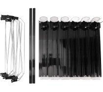 Getränk Organizer für Kühlschrank ABS 6 Zeilen Einstellbare Ladedämpfung Pusher Glide Soda Dose Spender für Biergetränke (Black)