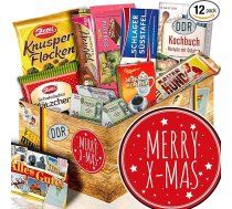 Priecīgs X - Mas + Ziemassvētku dāvana draudzenei + šokolādes DDR saldumi - kaste