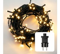 hellum 561234 Pasaku Lights 120 LED Warm White Outdoor 11,9 m Gaismas garums 10 m Kabeļa transformators Dekoratīvais apgaismojums Dārza svētki