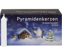 JEKA Piramīdas sveces baltas