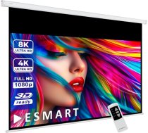 ESMART Professional MIMOTO Motor Screen 274 cm Attēls 237 x 148 cm (110 collas) 16:10 Programmējams tālvadības pults Mājas kinozāles elektriskais projektors Projektors Projekcijas ekrāns Motor Screen
