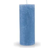 HS Candle Rustic Pillar Candle Sky Blue Diametrs 7 cm x 18 cm - dažādas krāsas / izmēri - ilgs degšanas laiks, antīka svece, altāra svece bez smaržas - dekoratīvā svece