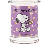 Zemesriekstu aromātiskā svece stiklā | Aromātiskā svece Labākā mamma | Dāvanas māmiņai | Aromātiskā svece Augļu aromāts | Dekorācija mājai | Svece stiklā ar augstu degšanas laiku līdz 50 stundām