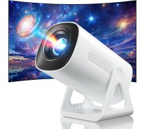 [2025 Upgraded & Android 11.0] Mini projektors ar WiFi un Bluetooth, 4K 1080P atbalsta portatīvo projektoru, 270° regulējams statīvs mājas kinozāles zvaigžņu projektors ar nakts apgaismojumu tālrunim PS5