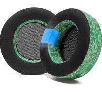 WC Freeze Virtuoso rezerves hibrīda auduma ausu spilventiņi ar dzesēšanas gelu, saderīgi ar Corsair Virtuoso RGB Wireless/XT/SE | Emerald Tide