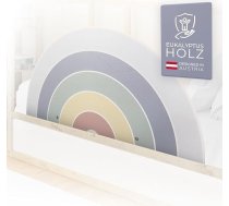 Randy koka gulta bērniem ar mīļu dizainu - bērnu istabas gultas margas aizsardzība pret kritieniem, bērnu gulta, bērnu gulta, mājas gulta līdz 200 cm, skaista, stabila un droša